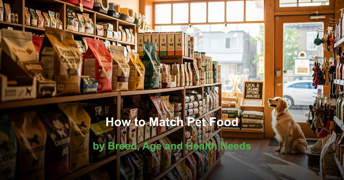 How to Match Pet Food by Breed, Age, and Health Needs on Shopify